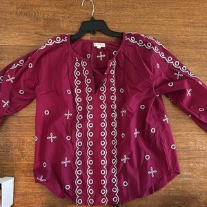 Roller rabbit womens top size large